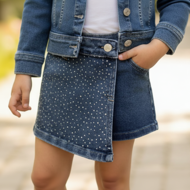 Girls Denim Short