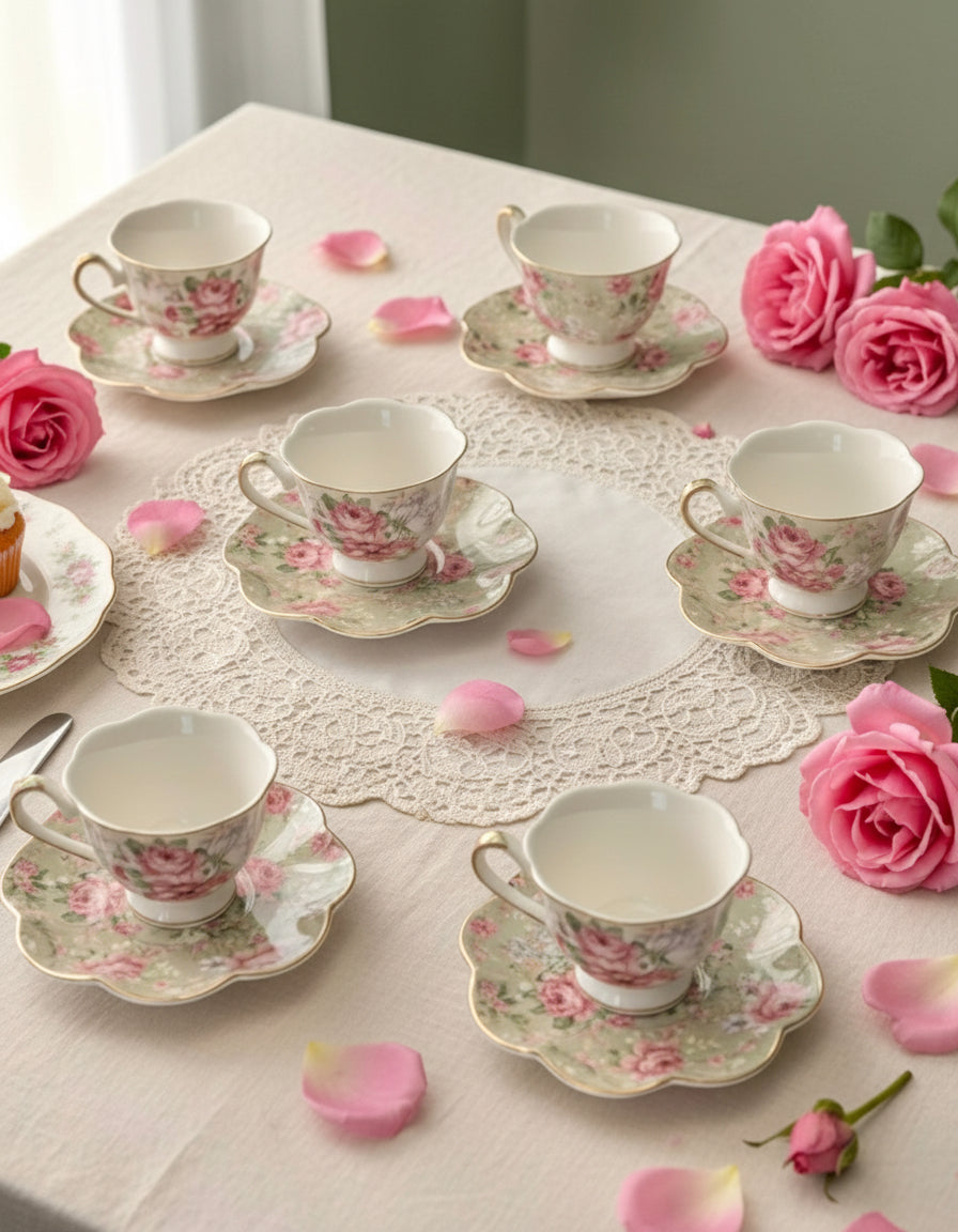 Floral Chic Coffee Set