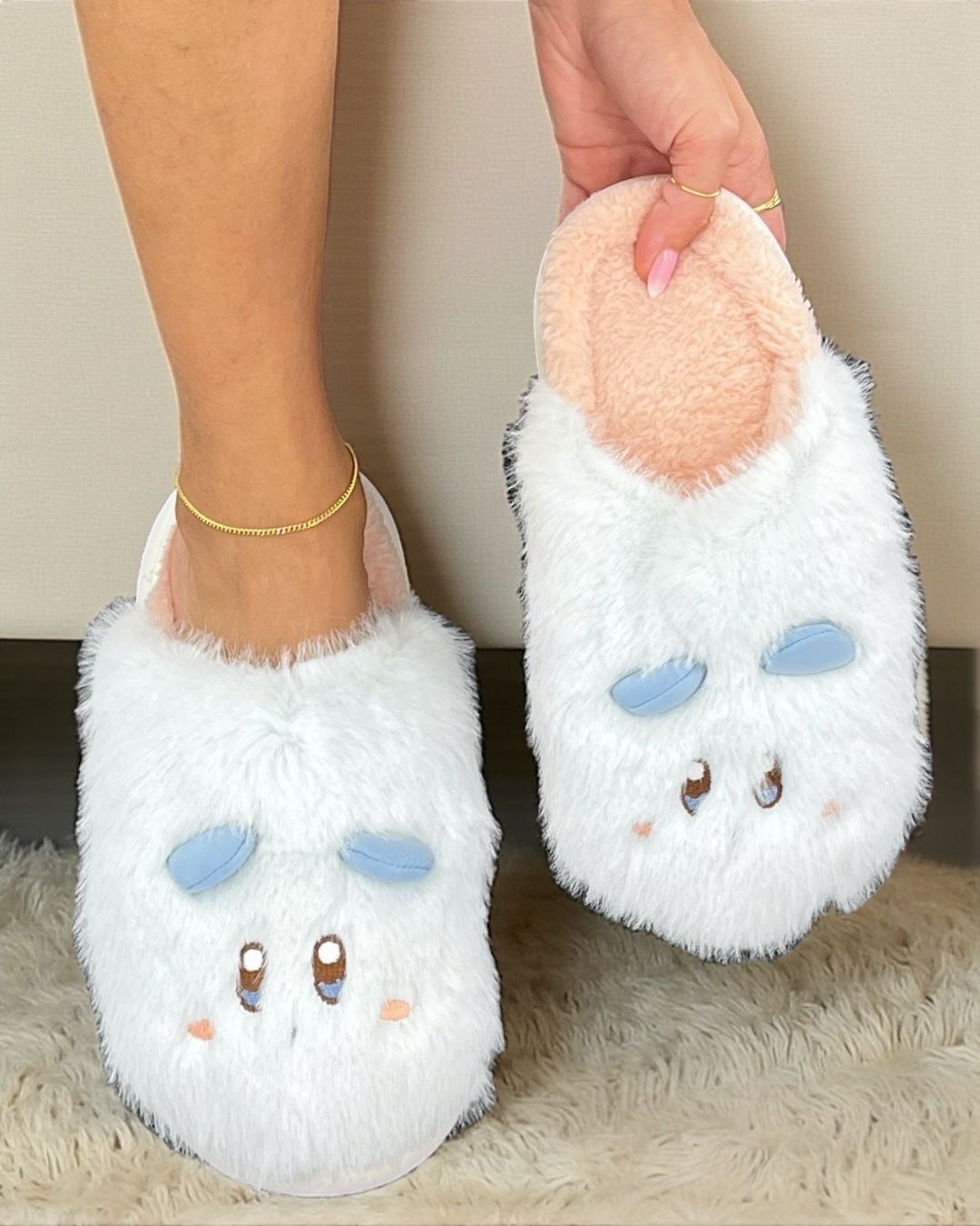 Baby Blue Cute slippers