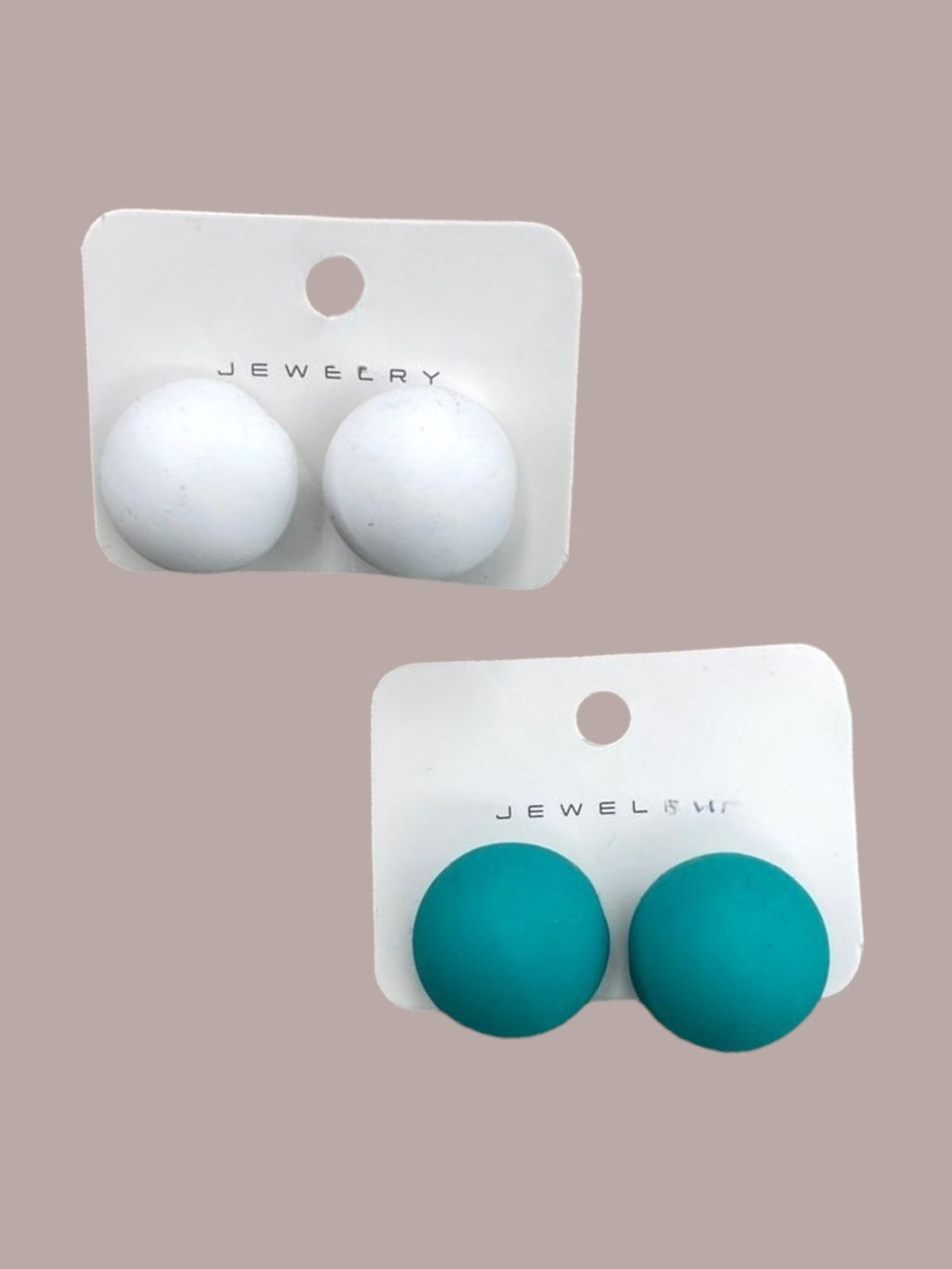 Round Colorful Earrings