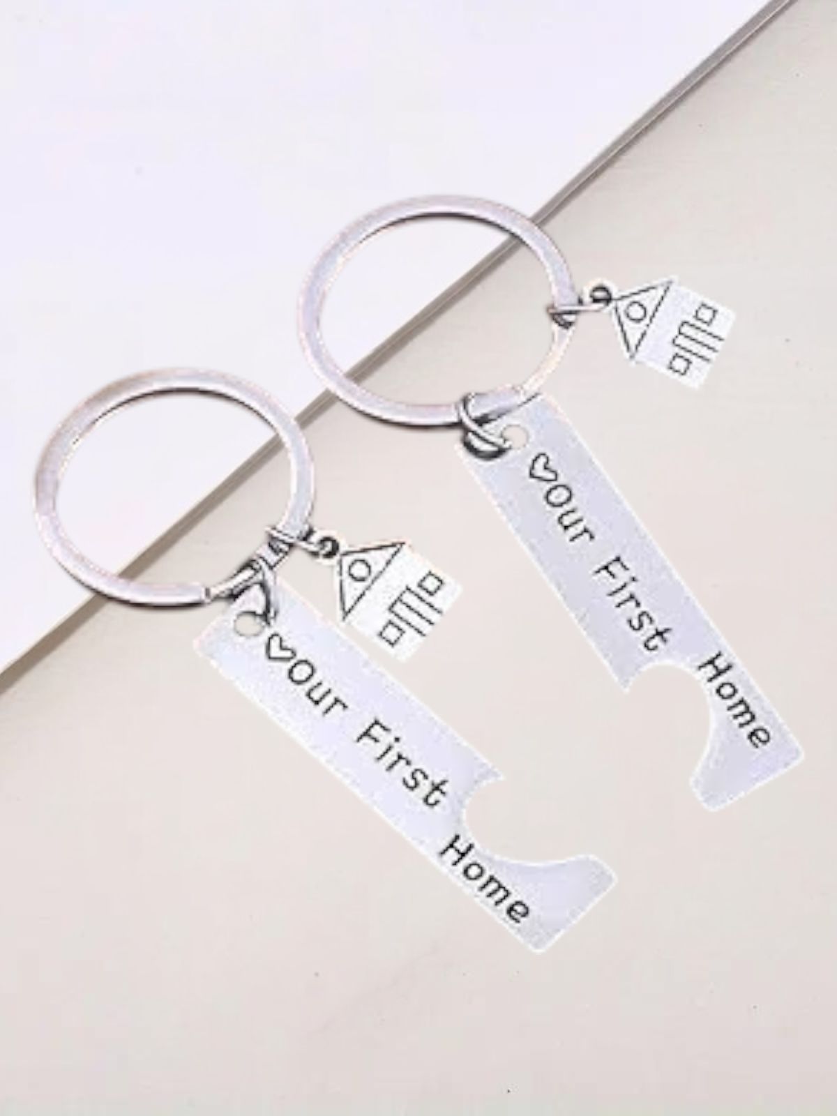 Our First Home Keychain Set
