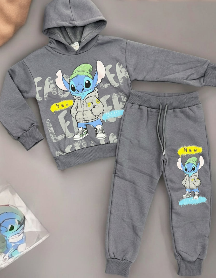 Stitch Hoodie Set