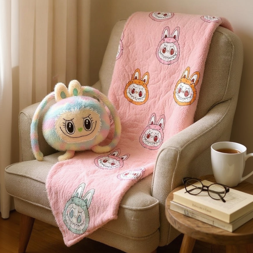 Labubu Blanket and Bag Set