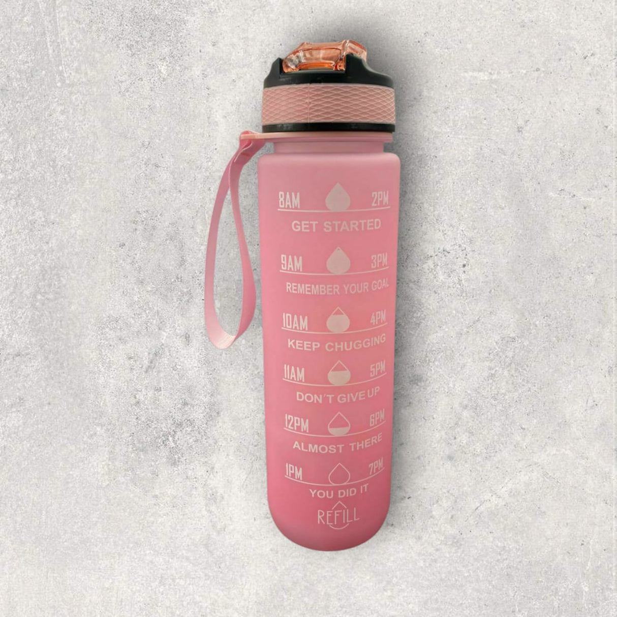 Water Bottle With Drinking Time