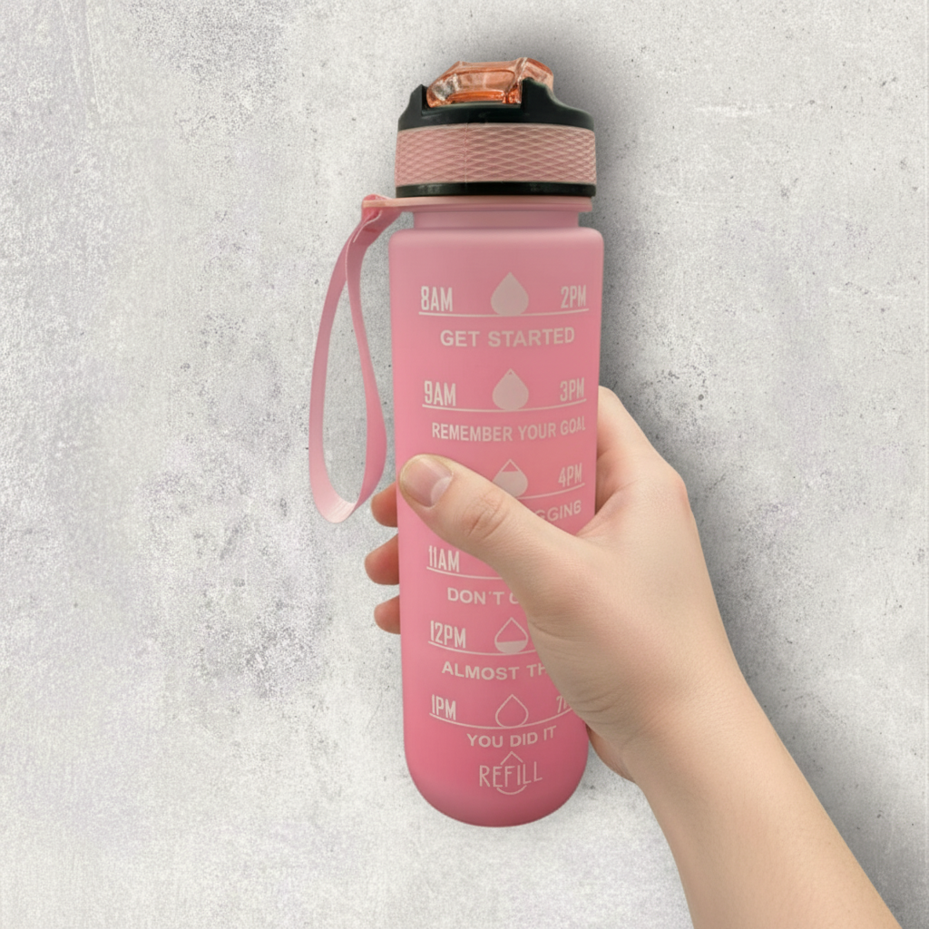 Water Bottle With Drinking Time