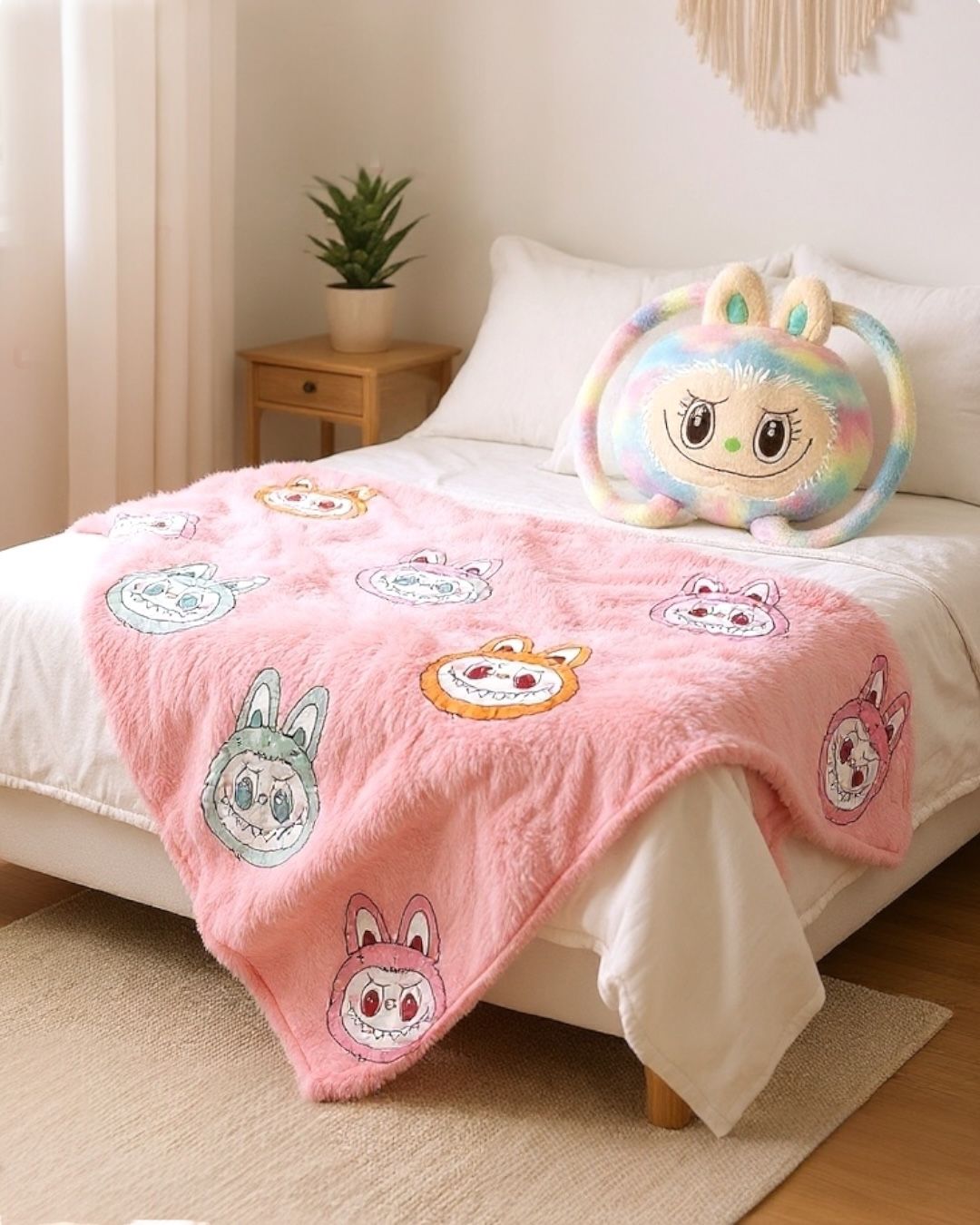 Labubu Blanket and Bag Set