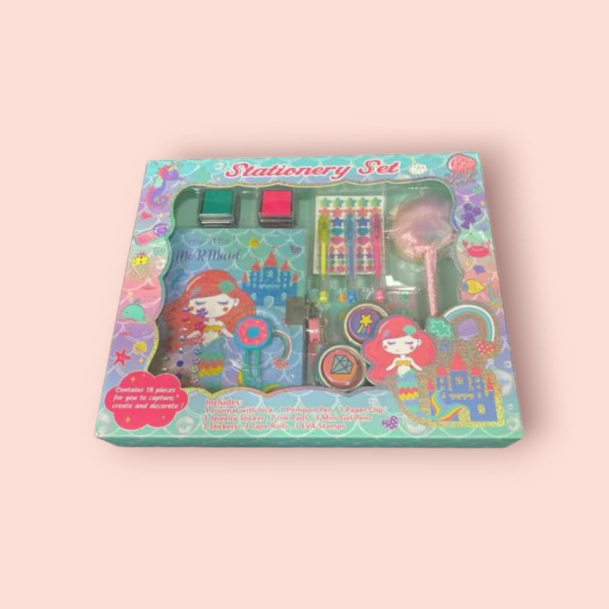 Mermaid stationery set