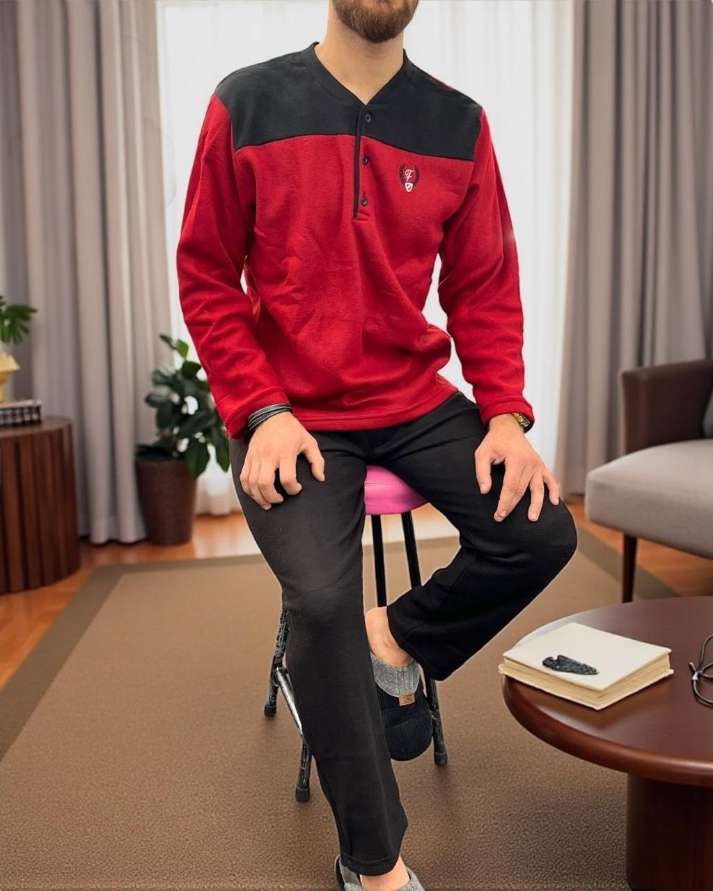 Black and Bordeaux Pajama