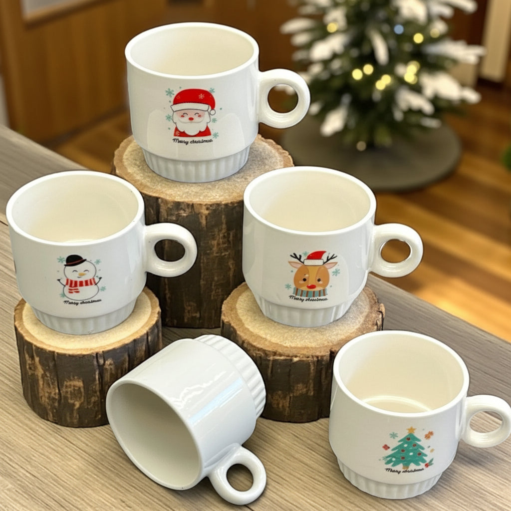 Christmas cups set