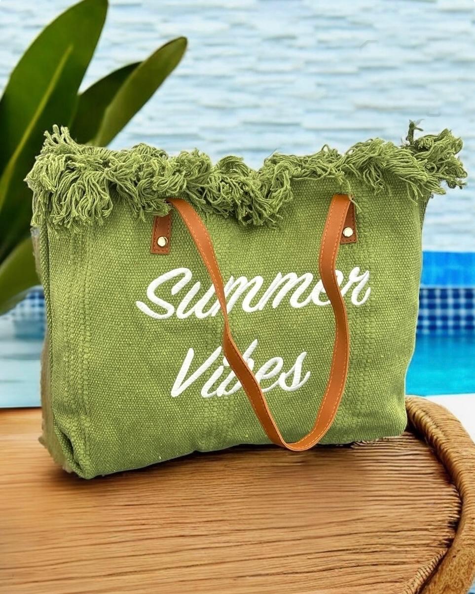 Summer vibes beach bag