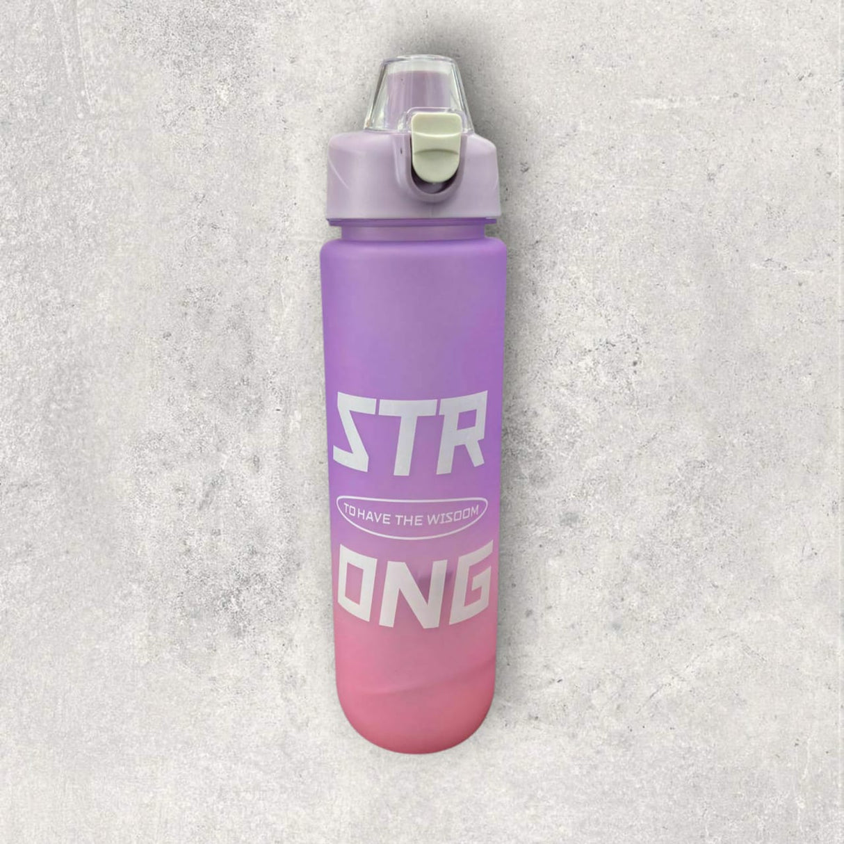 Water Bottle With Motivational Words