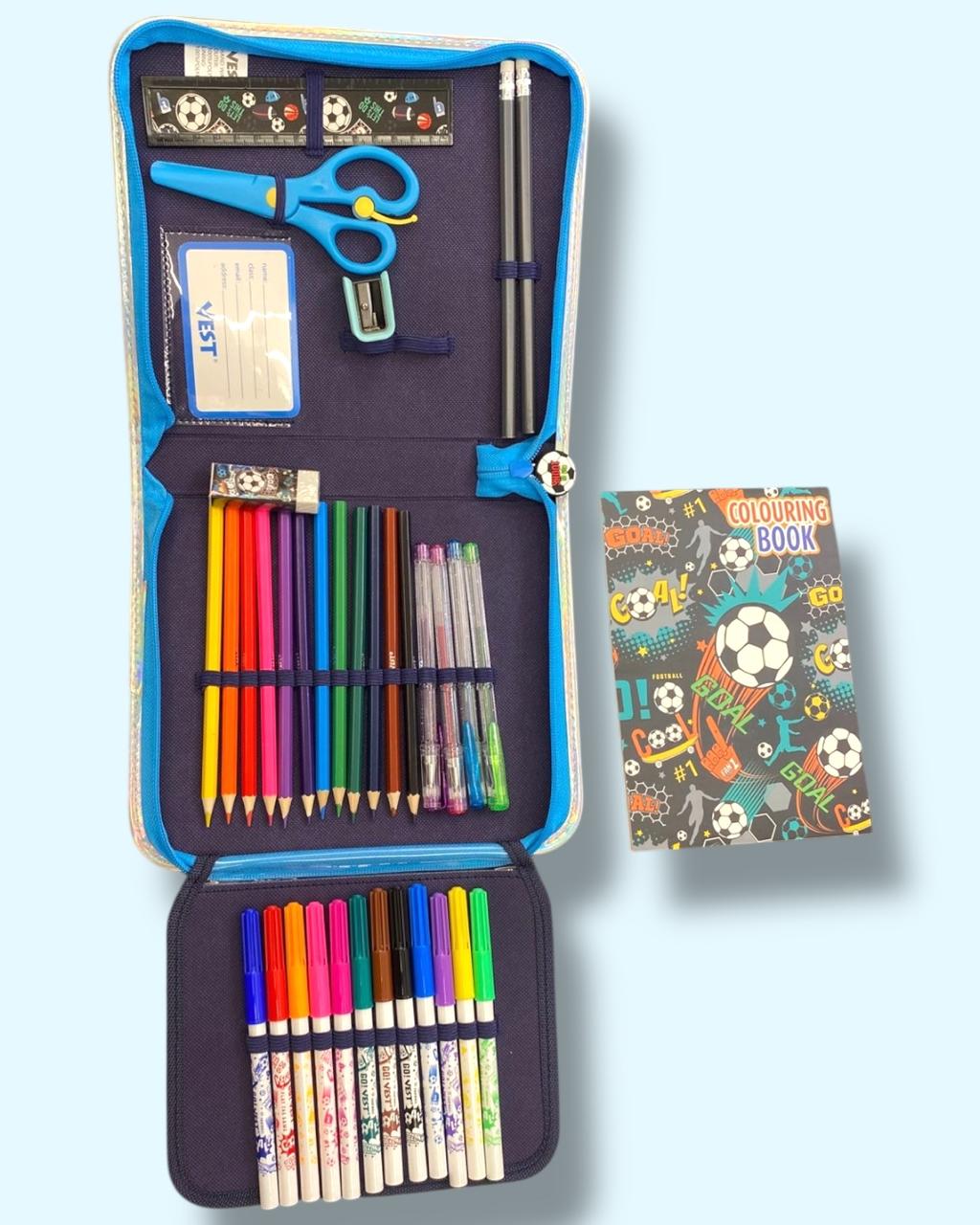 Zip It Football Pencil Case