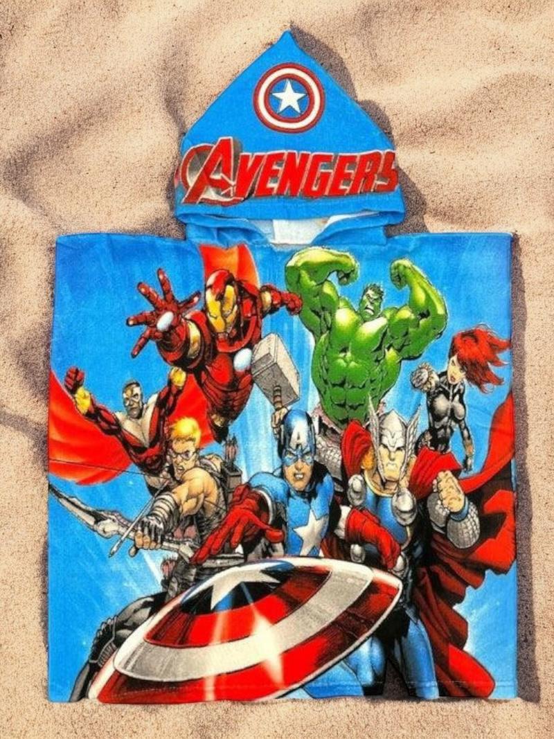 Avengers towel poncho