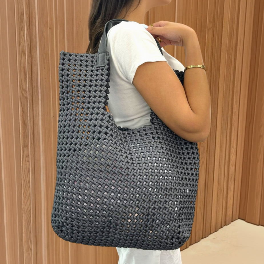 Woven Tote Bag Set