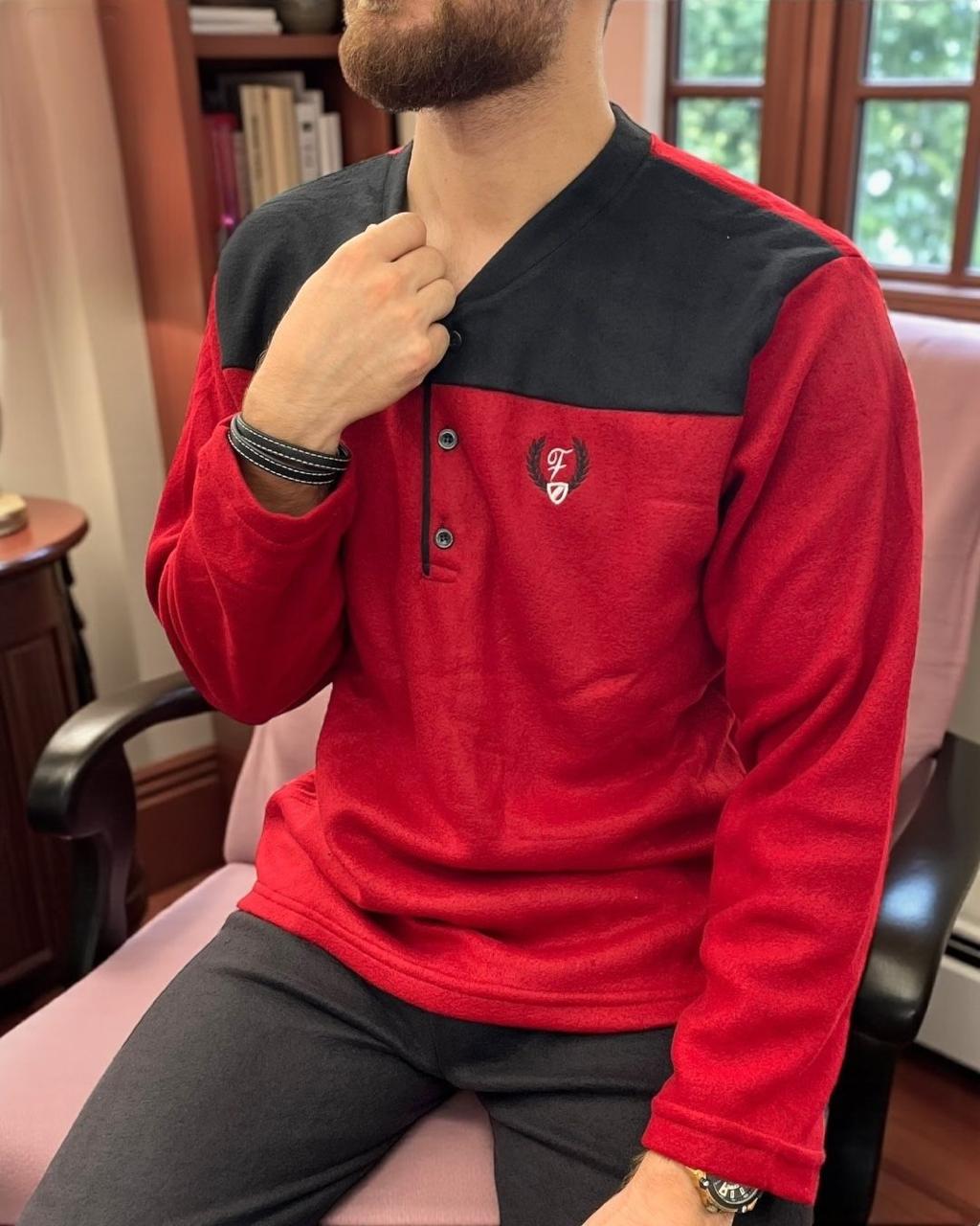 Black and Bordeaux Pajama