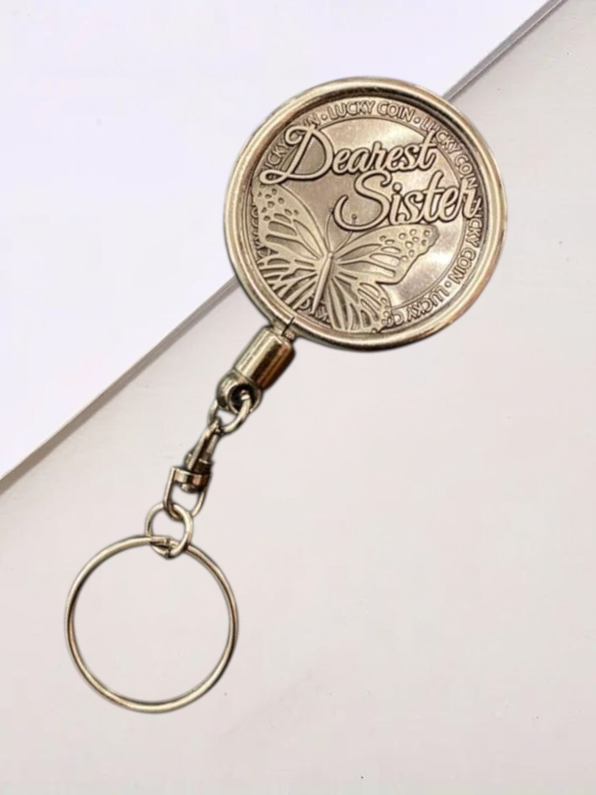 Dearest sister keychain