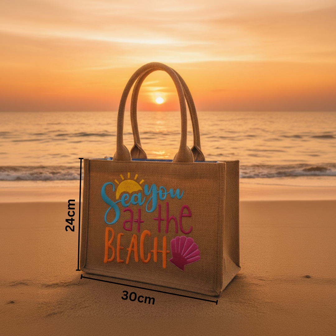 Personalized Jute Tote