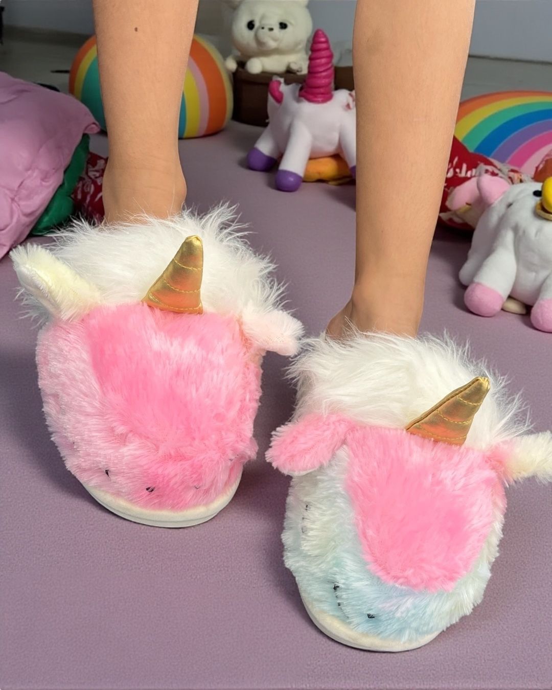 Cute unicorn slippers