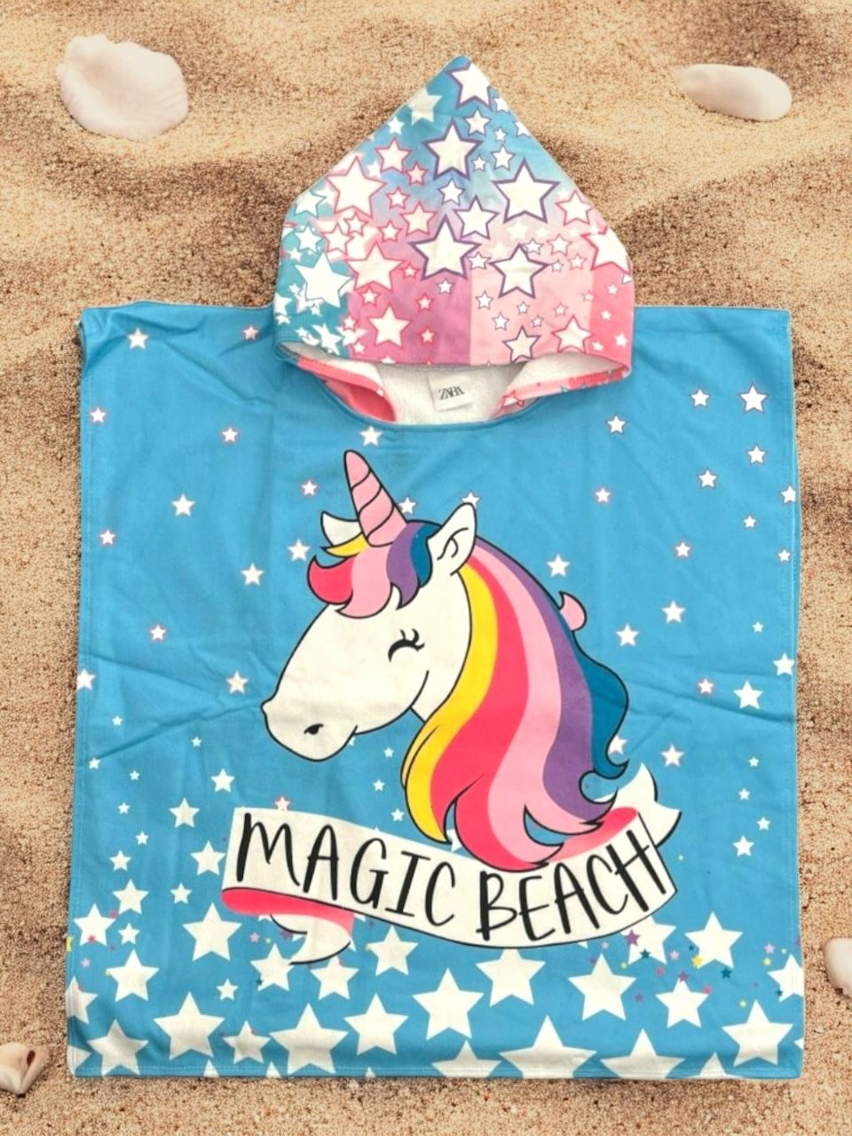 Unicorn towel poncho