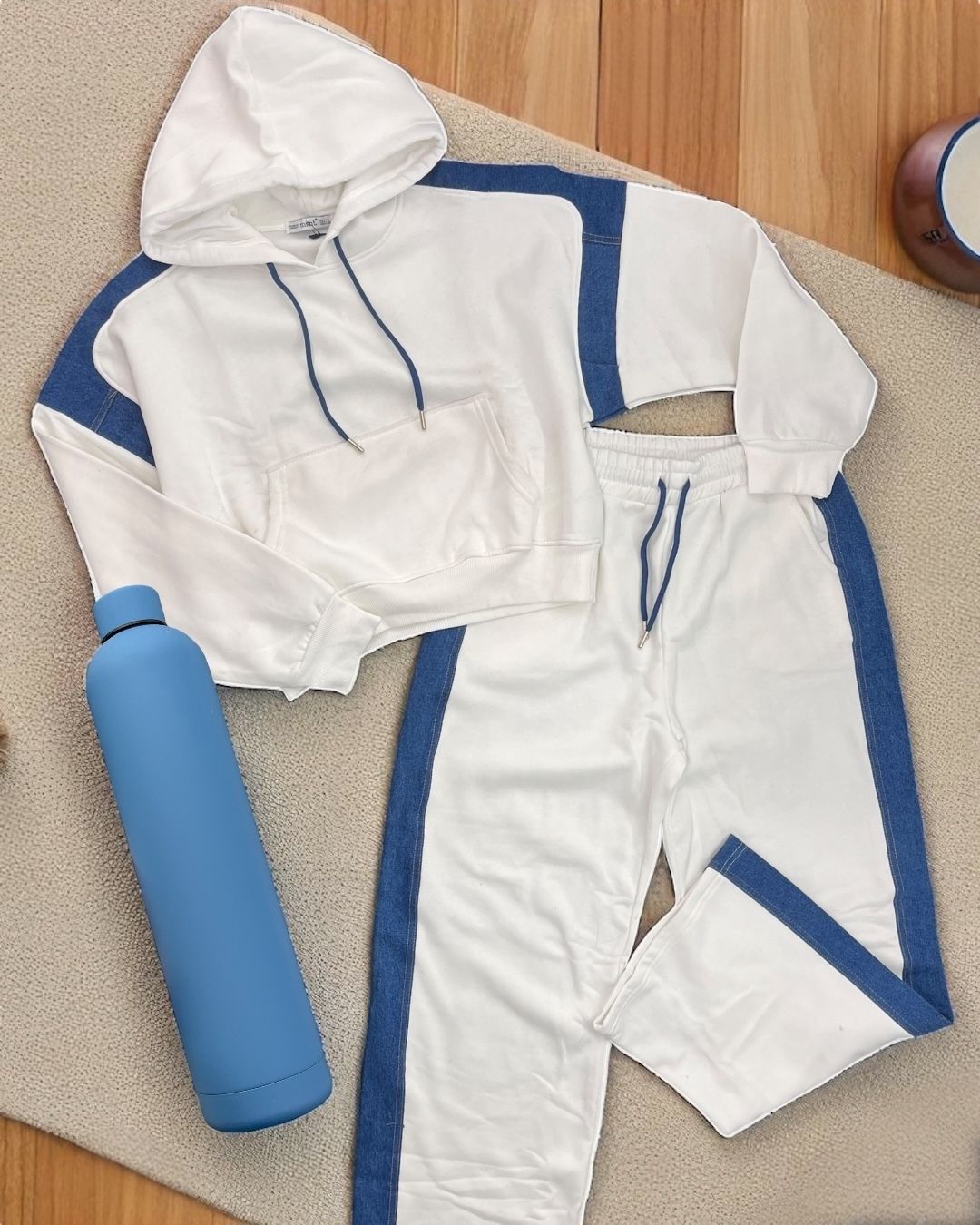 White Jogging Set