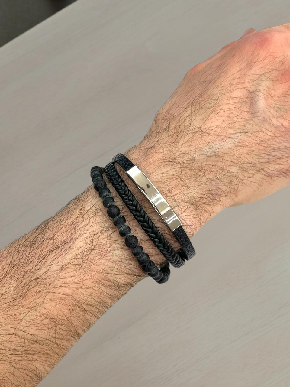 Beaded Leather Bracelet 2