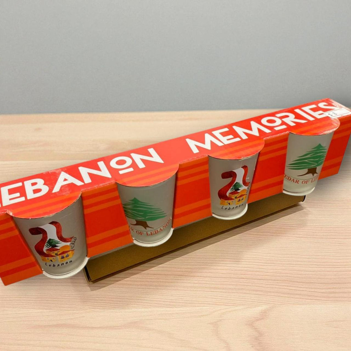 Lebanese heritage coffee cups