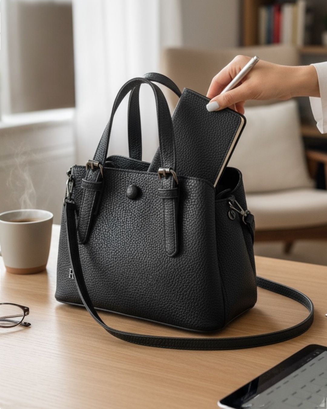 Timeless Leather Shoulder Bag
