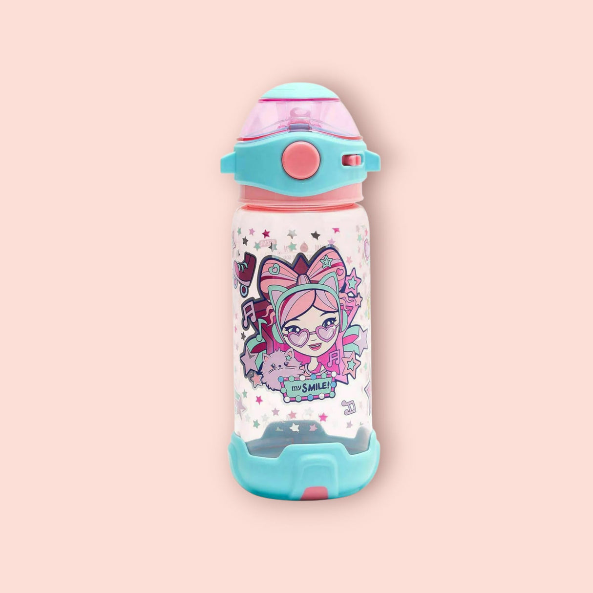Cute girl bottle