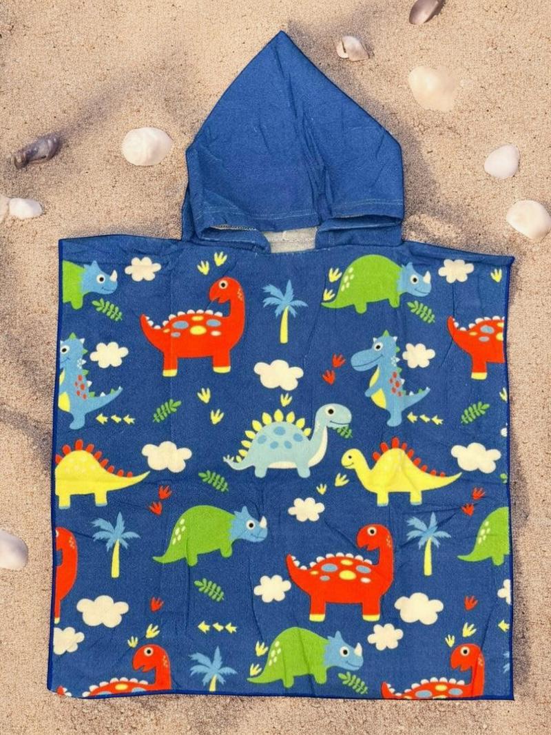 Dino print poncho