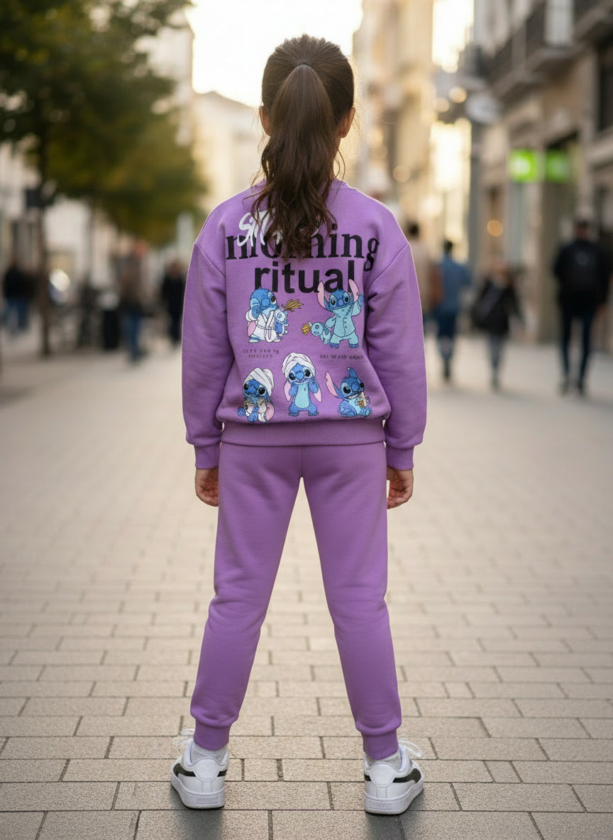 Stitch Purple Jogging