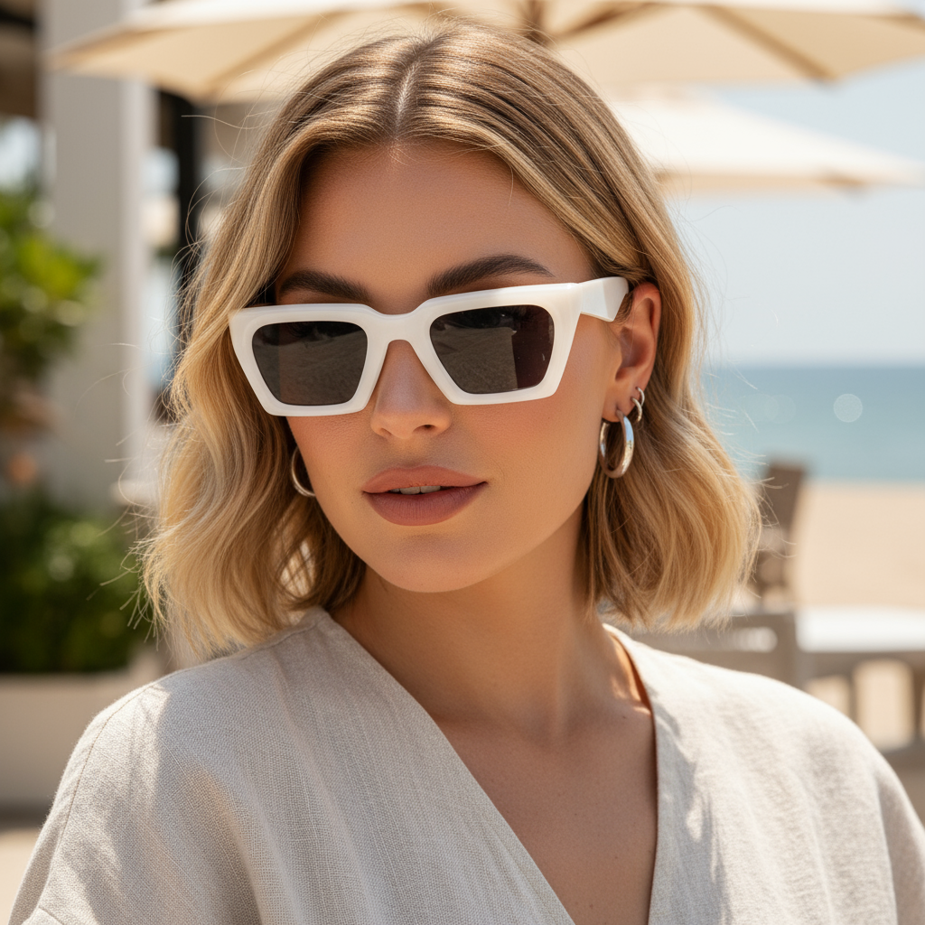 White sunglasses