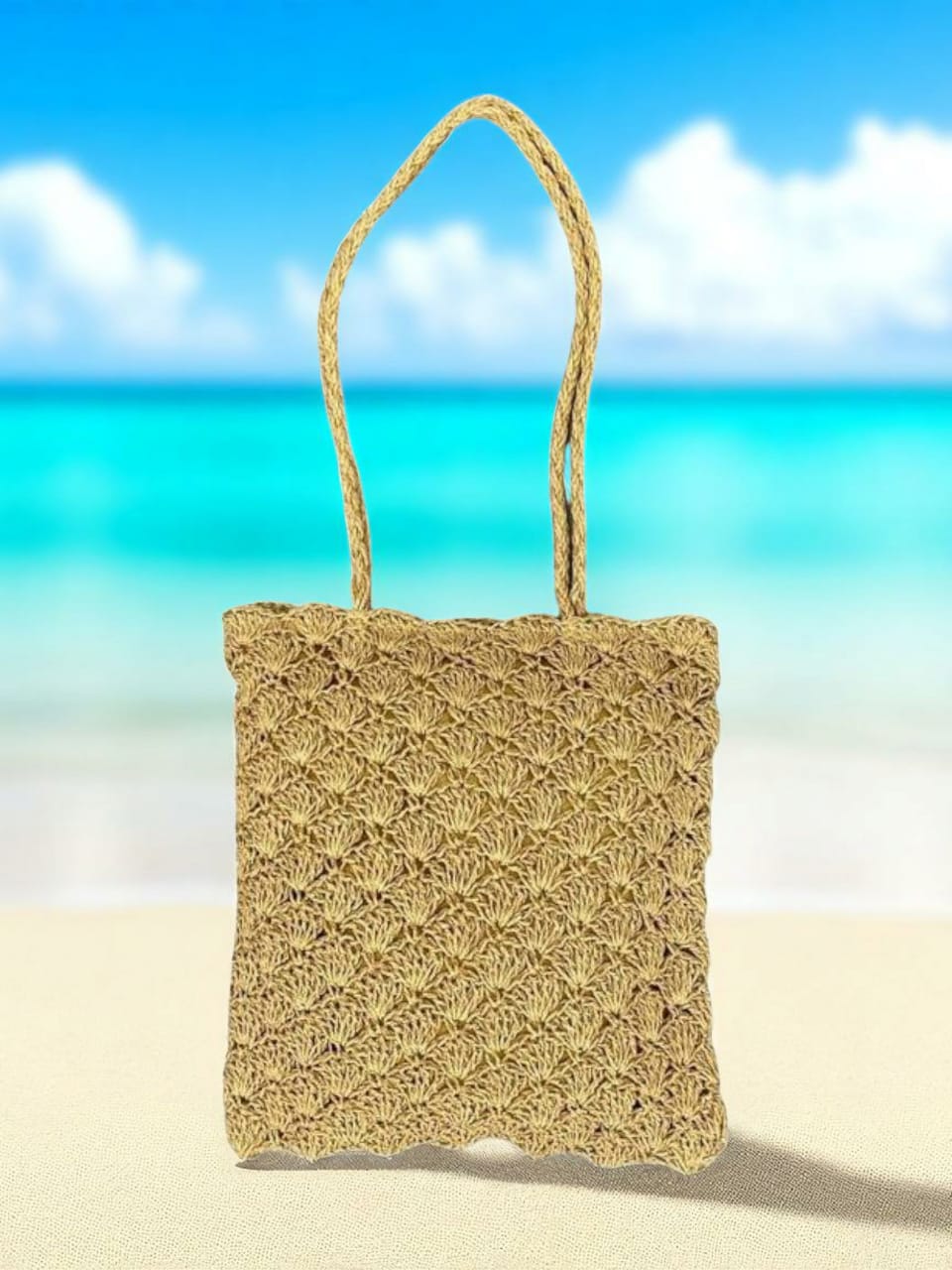 Straw Beach Bag