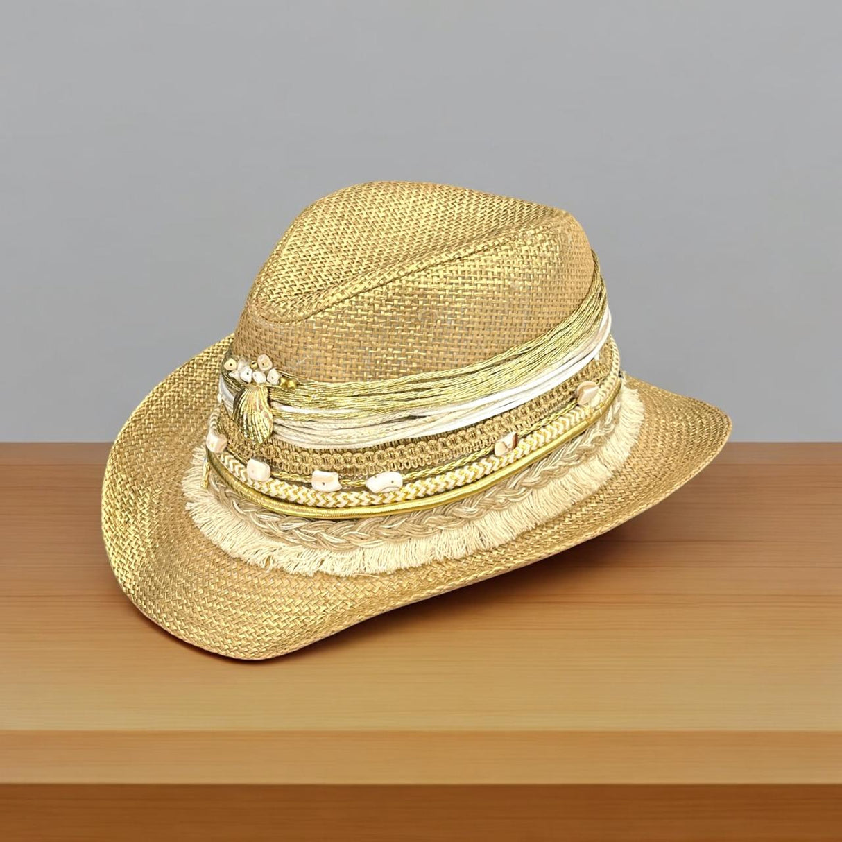 Sea shell beach hat