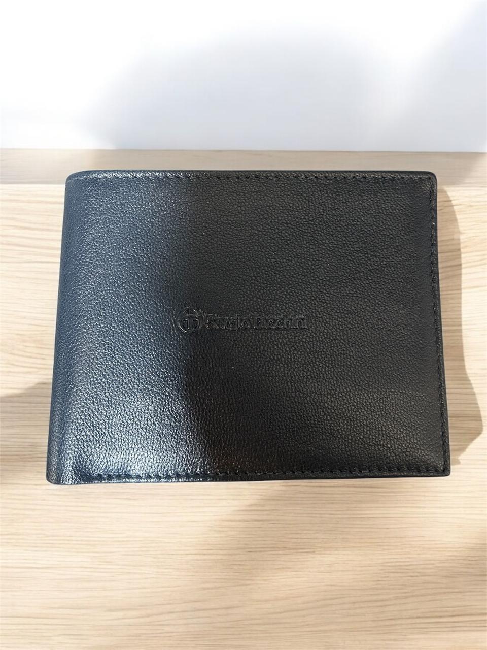 Classic Navy-Blue Leather Wallet