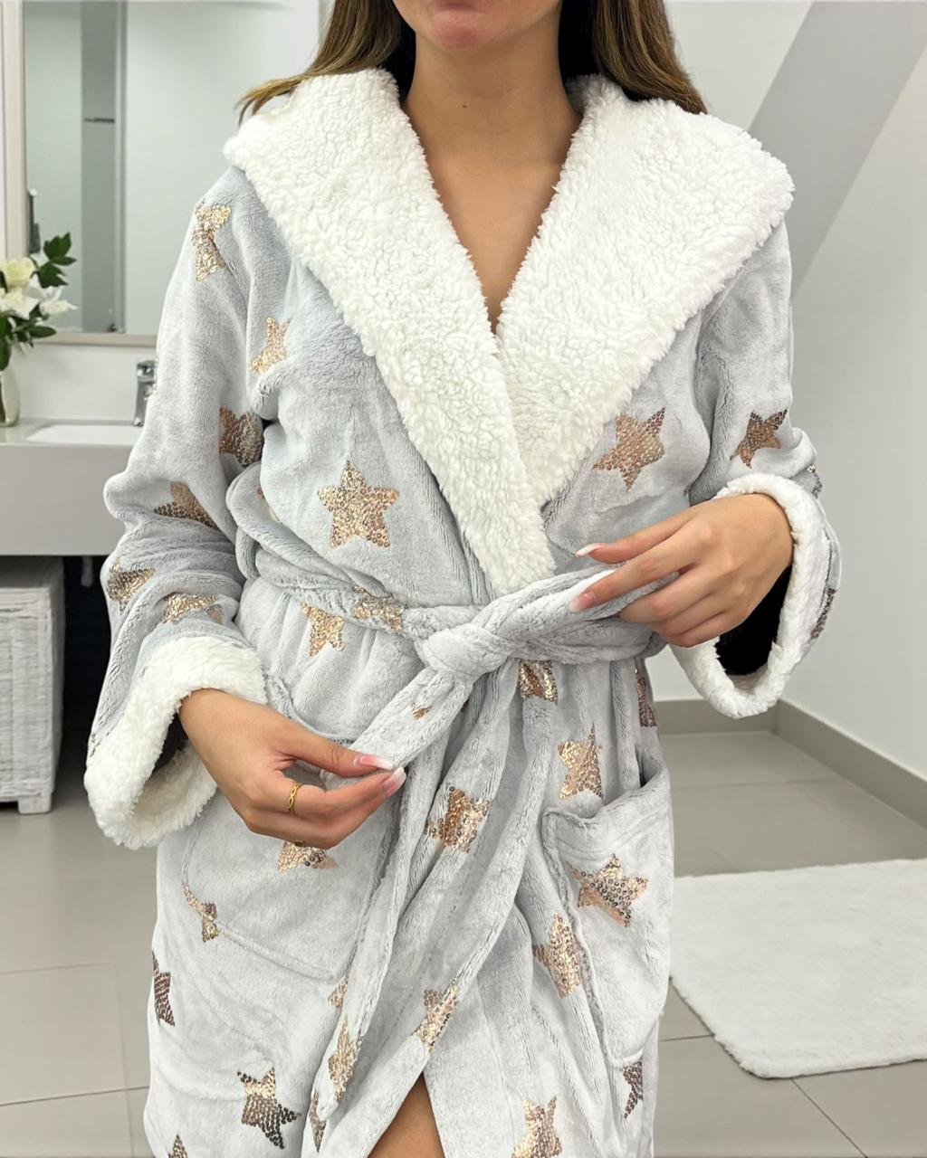 Gold Stars Robe