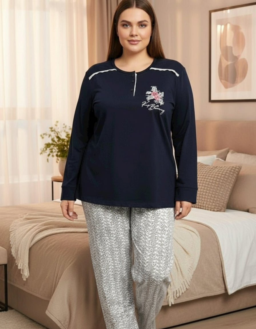 Navy Blue PJ (Big Size)