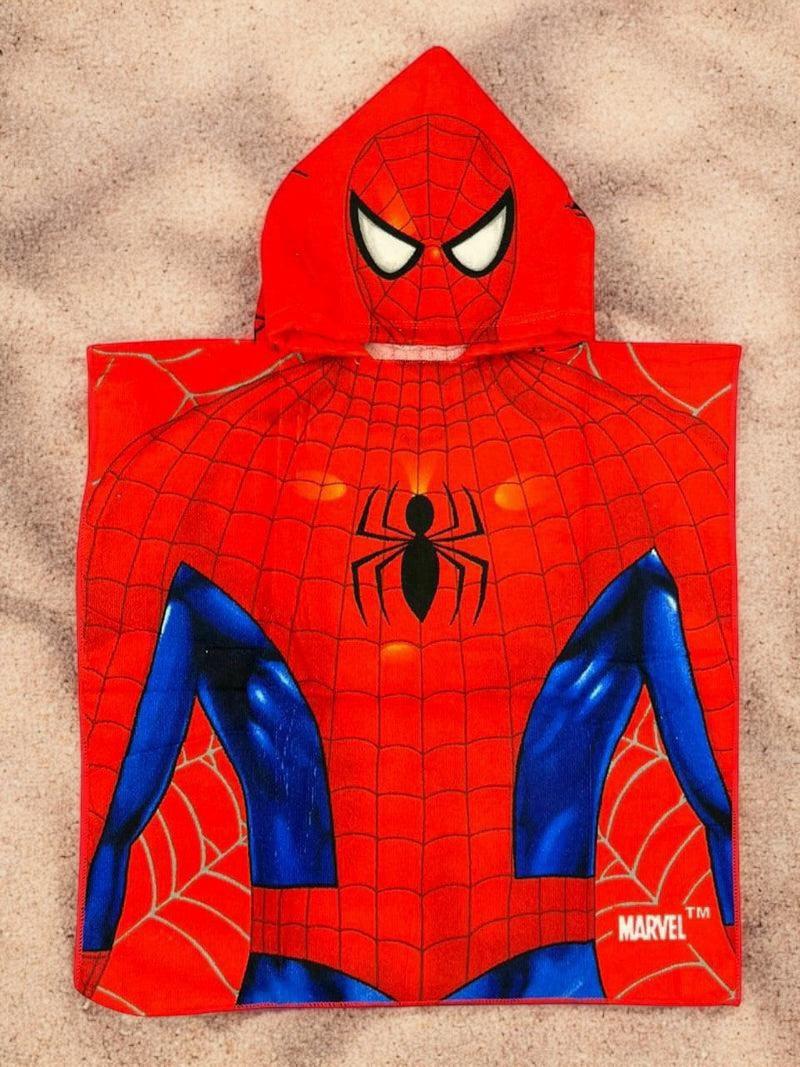 Red spiderman poncho