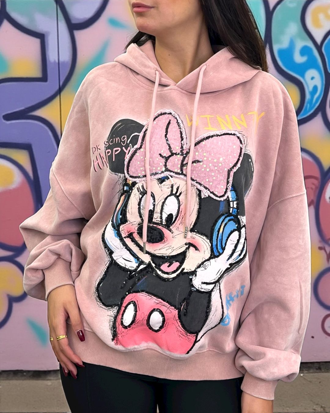 Pink Minnie Hoodie