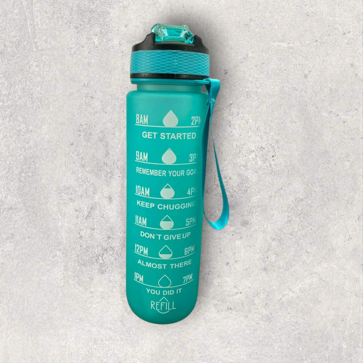 Water Bottle With Drinking Time