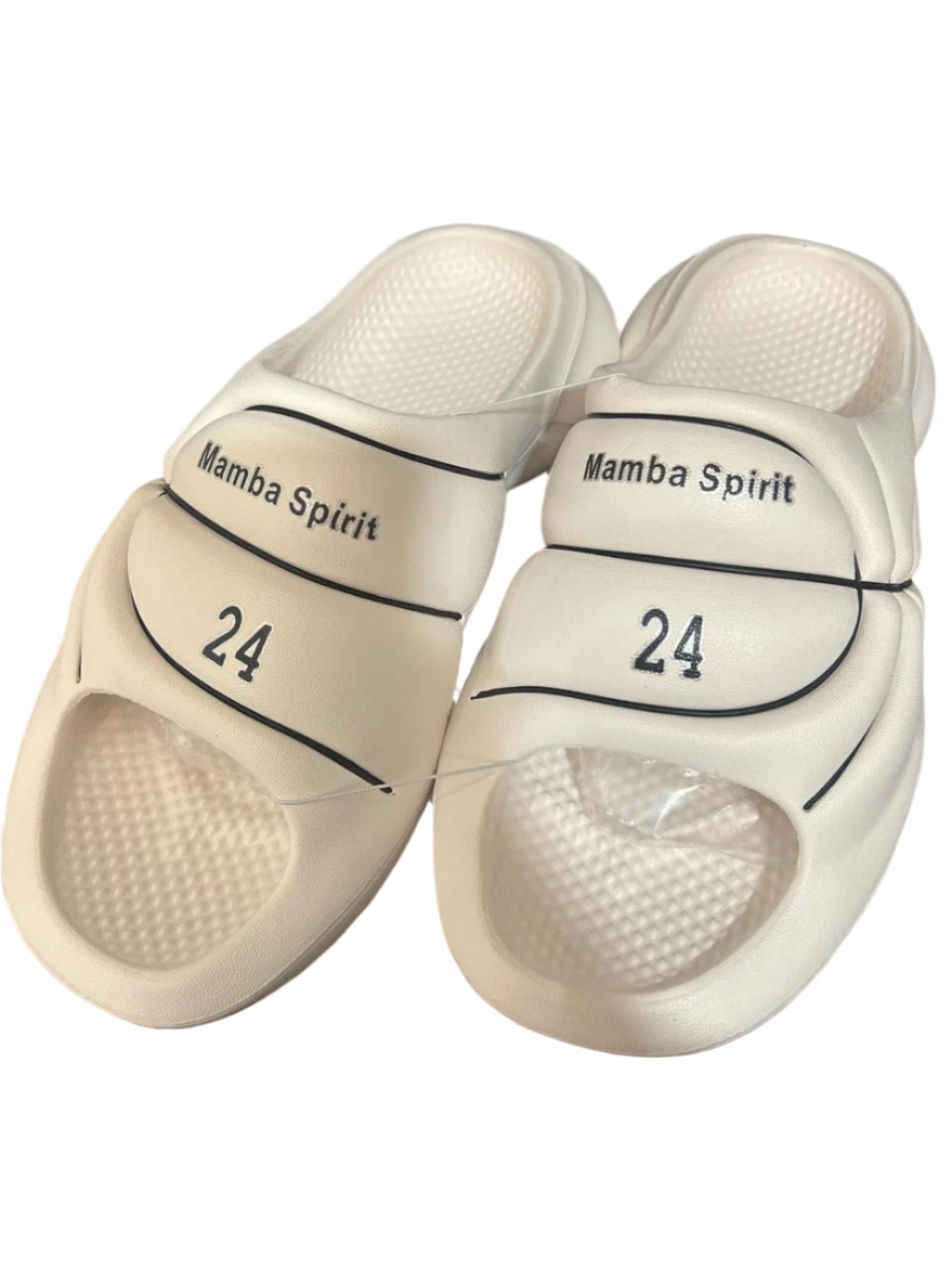 White Mamba Spirit Basketball Slides