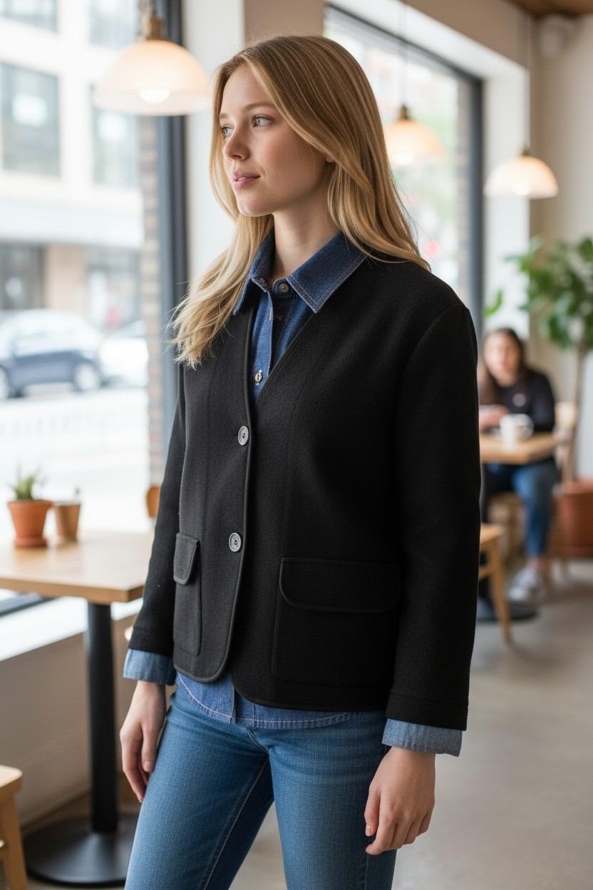 Cozy Button Jacket