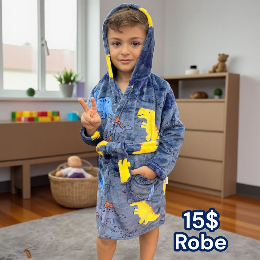Dinosaur Kids Robe