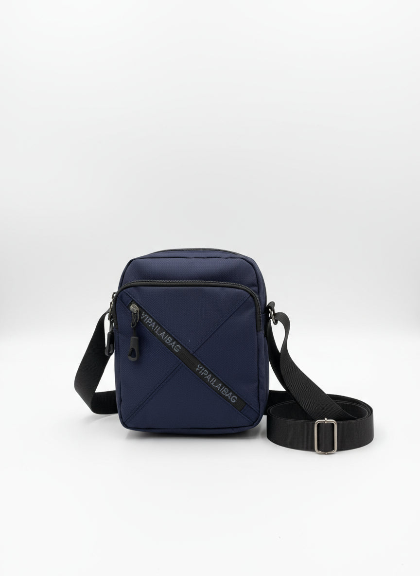 Blue Men Crossbody Bag
