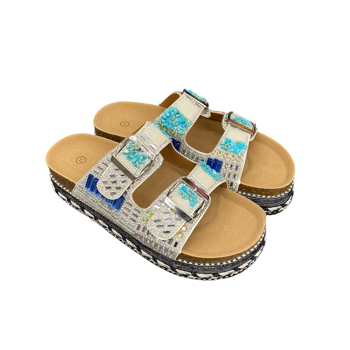 Boho Chic Beaded slippers