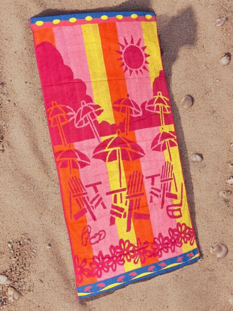 Palms beach towel