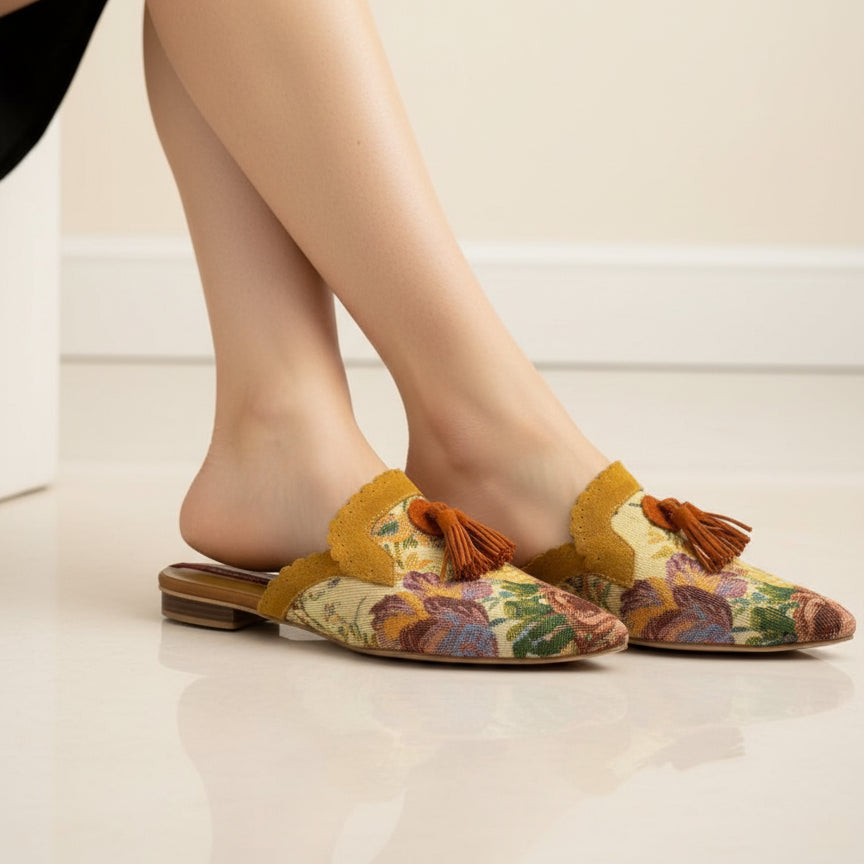 Floral Handmade Slipper