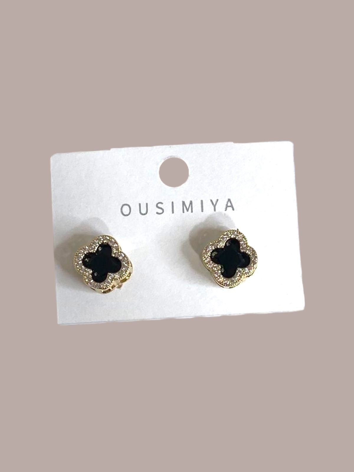 Four leaf clover earring