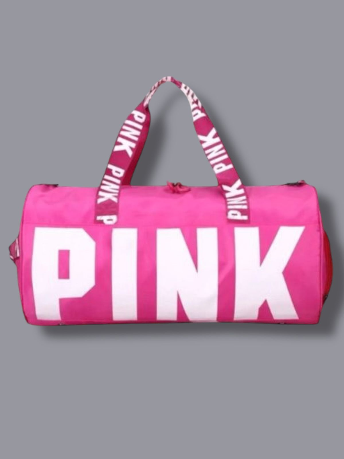 Pink gym bag
