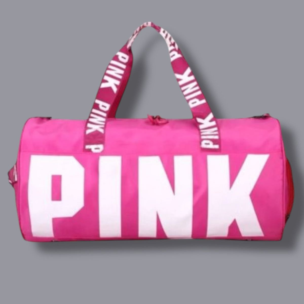 Pink gym bag