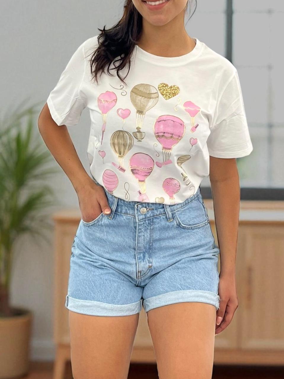 Hot air balloon tshirt